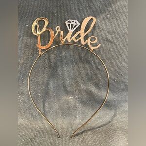 Gold 'Bride' Headband